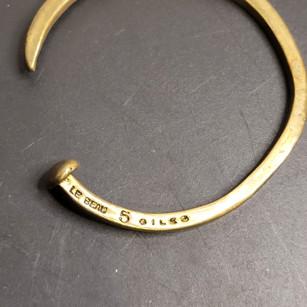 Giles & Brothers Railroad Spike Bracelet Cuff - Picture 7 of 8